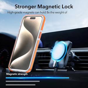 Venta al por mayor de purpurina transparente con soporte de anillo giratorio a prueba de golpes funda de teléfono móvil para teléfonos móviles - Product Image 6