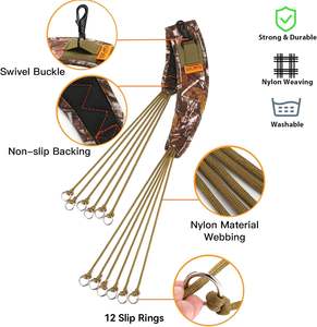 Ördek taşıyıcı kordon 12 kayma halkaları hafif boyun askısı su kuşları oyunu/kuşlar/ördek çağrı düdük Camo küçük oyun Fowl avcılık - Product Image 3