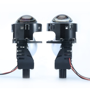 Gpne 3 inch ống kính máy chiếu H4 H7 9005 LED CANBUS đèn pha màu xanh cắt dòng 6000K Nhiệt độ màu 2 năm bảo hành - Product Image 2