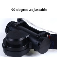 Lampe frontale rechargeable à LED pour le camping en plein air, la pêche, le travail, XPE+COB, étanche
