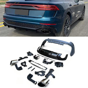 Kit de carrocería de coche de buena calidad, parachoques trasero mejorado con difusor para <span class=keywords><strong>Audi</strong></span> Q8 <span class=keywords><strong>SQ8</strong></span> a RSQ8 2019 2020 2021 <span class=keywords><strong>2022</strong></span> 2023 - Product Image 1