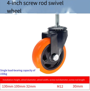 3 Inch Skate Wheels with Aluminum Core Black Casters - Product Image 6
