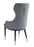 Chaises et tabourets de salle à manger en cuir synthétique durables, écologiques et légers pour restaurants commerciaux modernes et cafés