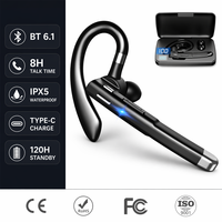 Écouteurs intra-auriculaires Q520 V5.3 Bluetooth, casque stéréo sans fil avec suppression du bruit, écouteurs sportifs mains libres