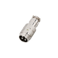 Connecteur aéronautique GX16 (2-10 broches) - Contacts en alliage de zinc et cuivre, fiche industrielle pour instruments et compteurs, machines-outils CNC