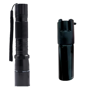 Set Portachiavi di Sicurezza Personale Sabre di Fornitura Diretta con Torcia <span class=keywords><strong>Promo</strong></span> per Protezione Notturna Femminile - Product Image 2