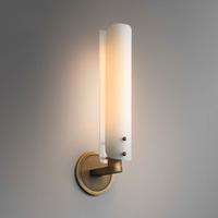 Applique murale décorative moderne pour hôtel, en laiton et alabâtre, avec éclairage LED de luxe, pour salle de bain