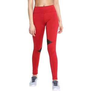 Mallas activas sin costuras para mujer con textura de punto acanalado Mallas de yoga ligeras para mujer con tela de secado rápido - Product Image 1