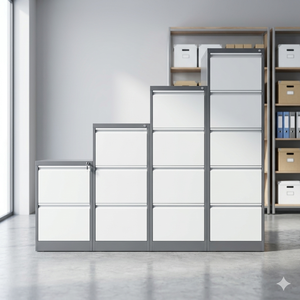 Meuble de classement vertical en fer avec tiroirs A4 verrouillables, démontable et assemblable, pour cartes et <span class=keywords><strong>dossiers</strong></span> - Product Image 3