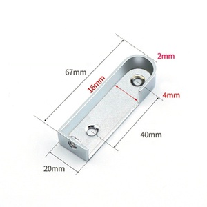 Supporto supporto supporto supporto per guida <span class=keywords><strong>armadio</strong></span> in lega di zinco - Product Image 3