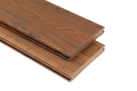 Dalles de terrasse en PVC imperméables extérieures Emboîtement WPC Dalles de terrasse en composite pour terrasse
