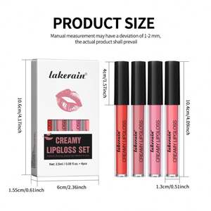 Ensemble de gloss liquide Lakerain, rouge à lèvres mat longue durée résistant à l'eau, teinture à lèvres à l'<span class=keywords><strong>encre</strong></span>, maquillage coréen pour femmes, beauté - Product Image 5