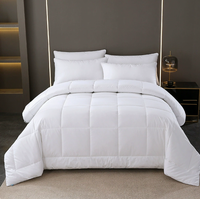 Couette d'hôtel en vrac, garnissage coton/laine polyester blanc, toutes saisons, écologique, certifiée