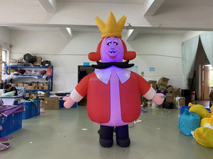 Decoración Inflable de Alicia en el País de las Maravillas, Decoración de Jardín del Rey Rojo para Fiestas Temáticas de Alicia en el País de las Maravillas - Product Image 4