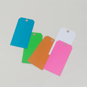 Manila Có Dây Thẻ Vận Chuyển Tùy Chỉnh Đầy Màu Sắc In Gia Cố Kraft Giấy Manila Lỗ Gắn Thẻ Vận Chuyển Với Chuỗi - Product Image 3