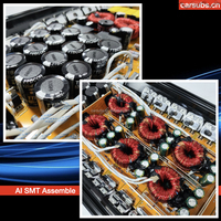 Amplificateur de subwoofer de voiture SPL Corée 0,5 Ohm 5000W RMS 3000W 1 Ohm Demi-pont Basses Puissantes Classe D Monobloc