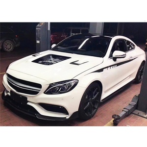 Nouveau capot moteur transparent en fibre de carbone 2014-2021 pour Benz AMG C63 avec vis – Amélioration par montage à visser - Product Image 3