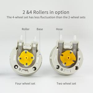 JIHPUMP 24v 12v <span class=keywords><strong>6v</strong></span> גבוהה זרימת טעינה קלה משאבת מיני מיקרו קטן מינון צעד peristaltical משאבות שאיבה peristaltic משאבת - Product Image 3