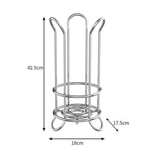 Porte-serviettes en papier autoportant moderne en fer et alliage d'aluminium, sans perçage, support de rangement pour tissus pour la cuisine, la salle de bain et le <span class=keywords><strong>salon</strong></span> - Product Image 1
