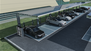 Estación de Carga para Vehículos Eléctricos SCU con Energía Solar Fotovoltaica y Baterías, Solución Renovable para Estaciones de Carga de Vehículos Eléctricos - Product Image 4