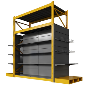 Heavy-Duty Double-Sided Supermercado Prateleiras <span class=keywords><strong>Rack</strong></span> metálico para itens pesados para Warehouse & Retail Store Styles - Product Image 4