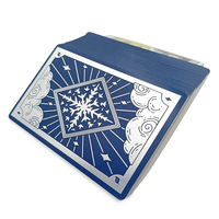 Fabricant de cartes Oracle personnalisées haut de gamme avec impression mate, estampage à chaud argenté et bords dorés pour jeux de divination