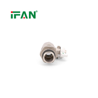 Vanne de plomberie en laiton forgé CW617n IFAN OEM, vanne à bille en laiton haute résistance pour le contrôle de l'alimentation en eau
