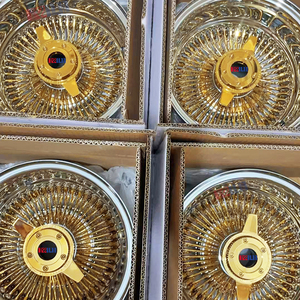 ล้อแม็กซ์ KELUN 13x7 นิ้ว ขอบโครเมียม ลวดเหล็ก 13 นิ้ว ลายหลายก้าน ใหม่ 4 ชิ้น สำหรับดัดแปลง/อัพเกรด  ลดราคา - Product Image 3