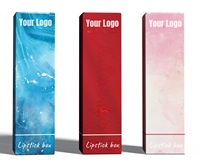 Carton écologique personnalisé rouge à lèvres Carton UV boîte d'emballage protégée pour la beauté du visage crème cils shampooing soins de la peau