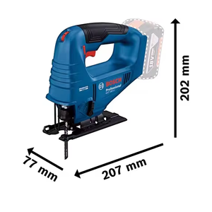<span class=keywords><strong>เลื่อย</strong></span>จิ๊กซอไร้สายแบตเตอรี่ GST 183-LI 18V แบบไร้แปรงถ่าน ขนาดกะทัดรัด ปรับความเร็วได้ สำหรับตัดไม้และโลหะ - Product Image 1
