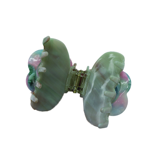 مشبك شعر نسائي جديد على شكل وردة من الأسيتات، مشبك شعر أنيق وراقي بتصميم زهري، مشبك شعر متوسط الحجم من حمض الخليك، إكسسوار شعر راقٍ وجميل - Product Image 4