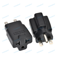 Adaptateur de prise PVC à lame en T NEMA 6-15P vers 5-15/20R 15-20A avec prise