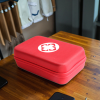 Trousse de premiers soins personnalisée EVA Hard Shell tout en étanche et étiquetée pour les activités de plein air