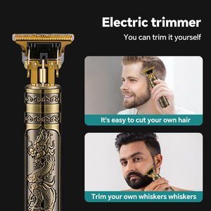Professional 2-in-1 Hair Clippers Trimmers Salon <b>Shaver</b> Grooming Set LCD Display USB for Household Hotel Use Popular Reciprocati - Product Image 5