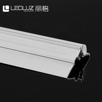 Profilé en aluminium LED mural pour éclairage indirect de plafond, canal de bande LED architectural commercial