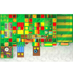 Sân chơi thiết bị trong nhà <span class=keywords><strong>2025</strong></span> 4 tầng rừng động vật chủ đề sân chơi trong nhà với độ dốc trượt tuyết khô - Product Image 2