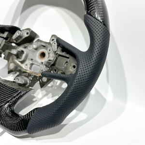 Volant de voiture en fibre de carbone, vente chaude d'usine, livraison rapide, pour Renault <span class=keywords><strong>Megane</strong></span> 2, <span class=keywords><strong>Megane</strong></span> 3, <span class=keywords><strong>Megane</strong></span> 4, tuning automobile, personnalisé haut de gamme - Product Image 2