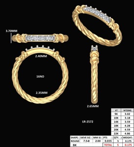 Anillo de Boda de Lujo en Oro Amarillo de 10K con Diamantes Marquise y Redondos Brillantes, Elegante Joyería Nupcial para Mujer, Regalo - Product Image 2