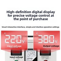 Convertisseur triphasé 220V 380V 10KW 15KW avec transformateur élévateur, convertisseur de fréquence variable monophasé haute puissance avec neutre