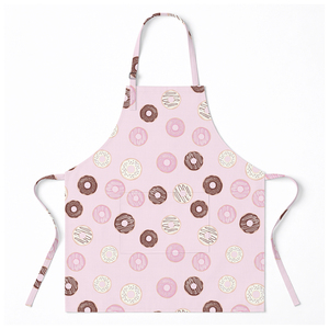 Delantal de Cocina de Algodón Slub Personalizado OEM, Impresión Digital Reactiva, MOQ Bajo, Directo de Fábrica, Plazo de Entrega Rápido - Product Image 1