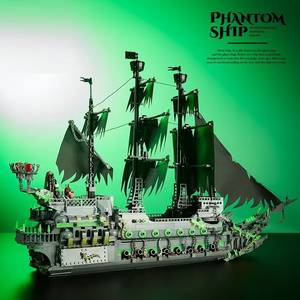 <span class=keywords><strong>Bateau</strong></span> pirate voilier brique modèle bricolage assemblage créatif voilier affichage blocs de construction ensemble pour enfants <span class=keywords><strong>adulte</strong></span> cadeau d'anniversaire - Product Image 5