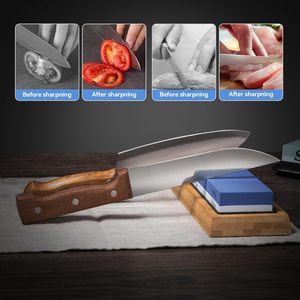 Utensili Abrasivi, Pietra per Affilatura Professionale 400/1000/3000/8000 #   Affilacoltelli Efficiente in Pietra per Affilare i Coltelli - Product Image 6