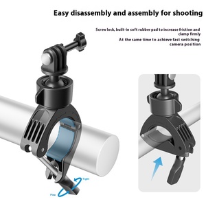 Vente en gros d'accessoires pour appareil photo bon marché pinces de support de poteau de photographie tourne pour support de caméra Action5 - Product Image 6