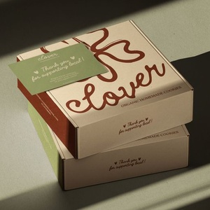 Cajas de Embalaje de Alimentos de Cartón Blanco Planas, Ecológicas y de Lujo Personalizadas para <span class=keywords><strong>Sushi</strong></span>, Donuts, Pasteles, Galletas, Tartas de Huevo - Product Image 5