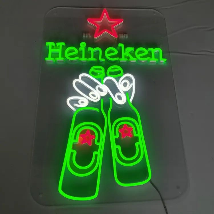customized acrylic led letter light electronic sign board led neon open sign outdoor advertising