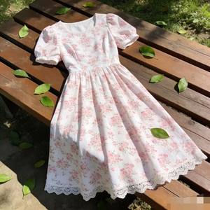 กระโปรงผ้าฝ้ายยาวปานกลาง - Product Image 3