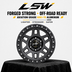ล้อฟอร์จ LSR8006 ขนาด 17 18 20 นิ้ว 6x139.7 5x139.7 สีดำด้าน สไตล์ Beadlock สำหรับรถจี๊ปแรงเลอร์  สินค้าขายดี มาใหม่ - Product Image 4