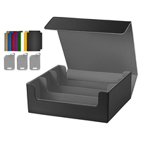 Boîte de rangement pour cartes à jouer en matériau PU personnalisé pour le stockage de cartes à collectionner et le plateau de jeu pour Tarot MTG Poke Mons TCG Yugioh
