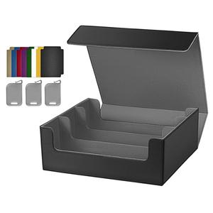 Caja de Cartas de Juego Personalizada de Material PU para Almacenamiento de Cartas Coleccionables y Tablero de Juego para <span class=keywords><strong>Tarot</strong></span>, MTG, Pokémon, TCG, Yugioh - Product Image 2