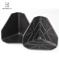Protections d'angle en plastique épaissi pour boîtes d'expédition, emballages postaux, protections triangulaires résistantes aux chocs sur trois côtés